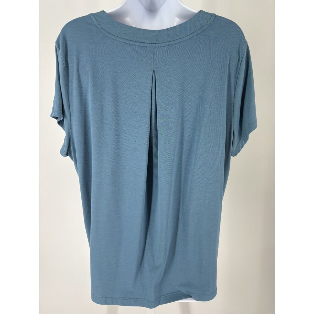 Athleta Women’s Blue Oversized Short Sleeve Tee XL Relaxed Casual Basic Top - Picture 3 of 5